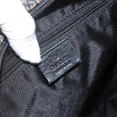 GUCCI GG Canvas Tote Bag Beige Silver 019 0401 Auth 175709-17