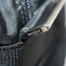 PRADA Boston Bag Nylon Black Silver Auth 175710A-17