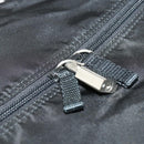 PRADA Boston Bag Nylon Black Silver Auth 175710A-10