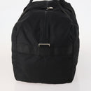 PRADA Boston Bag Nylon Black Silver Auth 175710A-3