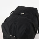PRADA Boston Bag Nylon Black Silver Auth 175710A-6