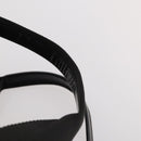 PRADA Boston Bag Nylon Black Silver Auth 175710A-8