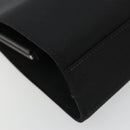 GUCCI Hand Bag Canvas Silver Black Auth 175720-14