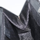 GUCCI Hand Bag Canvas Silver Black Auth 175720-19