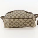 GUCCI GG Supreme Web Sherry Line Shoulder Bag PVC Beige 66 02 049 Auth 175721-5