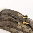 GUCCI GG Supreme Web Sherry Line Shoulder Bag PVC Beige 66 02 049 Auth 175721-9