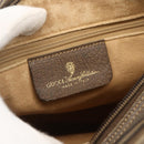 GUCCI GG Supreme Web Sherry Line Shoulder Bag PVC Beige 66 02 049 Auth 175721-19