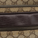 GUCCI GG Supreme Shoulder Bag PVC Beige Silver 114531 Auth 175722-15