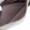 GUCCI GG Supreme Shoulder Bag PVC Beige Silver 114531 Auth 175722-23