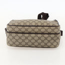 GUCCI GG Supreme Shoulder Bag PVC Beige Silver 114531 Auth 175722-9