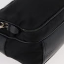 PRADA Shoulder Bag Nylon Black Silver Auth 175723-9