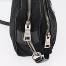 PRADA Shoulder Bag Nylon Black Silver Auth 175723-10