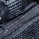 PRADA Shoulder Bag Nylon Black Silver Auth 175723-11