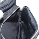 PRADA Shoulder Bag Nylon Black Silver Auth 175723-23