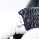 PRADA Shoulder Bag Nylon Black Silver Auth 175723-12