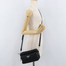 PRADA Shoulder Bag Nylon Black Silver Auth 175723-26