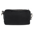 PRADA Shoulder Bag Nylon Black Silver Auth 175723-2