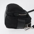 PRADA Shoulder Bag Nylon Black Silver Auth 175723-3