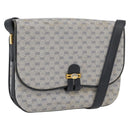 GUCCI Micro GG Supreme Shoulder Bag PVC Navy Gold 001 406 1780 Auth 175726-1