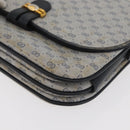 GUCCI Micro GG Supreme Shoulder Bag PVC Navy Gold 001 406 1780 Auth 175726-15