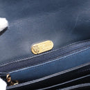 GUCCI Micro GG Supreme Shoulder Bag PVC Navy Gold 001 406 1780 Auth 175726-19