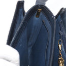 GUCCI Micro GG Supreme Shoulder Bag PVC Navy Gold 001 406 1780 Auth 175726-21