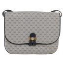 GUCCI Micro GG Supreme Shoulder Bag PVC Navy Gold 001 406 1780 Auth 175726-13