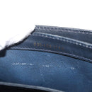 GUCCI Micro GG Supreme Shoulder Bag PVC Navy Gold 001 406 1780 Auth 175726-12