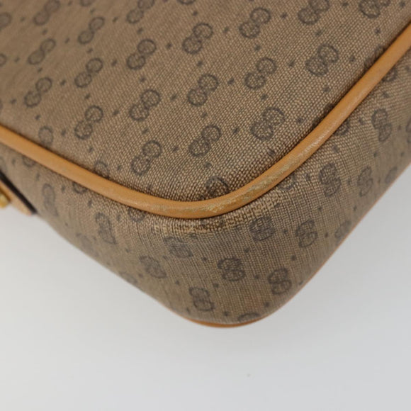GUCCI Micro GG Supreme Shoulder Bag PVC Beige Gold 007 113 1943 Auth 175727