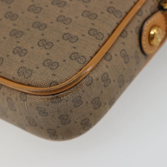 GUCCI Micro GG Supreme Shoulder Bag PVC Beige Gold 007 113 1943 Auth 175727