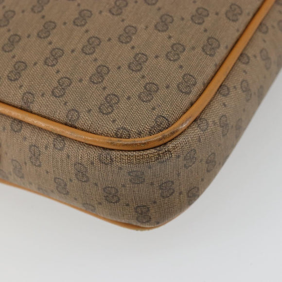 GUCCI Micro GG Supreme Shoulder Bag PVC Beige Gold 007 113 1943 Auth 175727