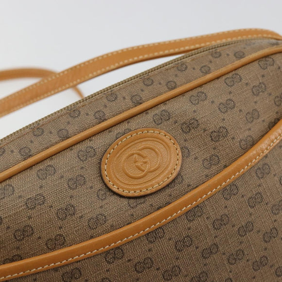 GUCCI Micro GG Supreme Shoulder Bag PVC Beige Gold 007 113 1943 Auth 175727