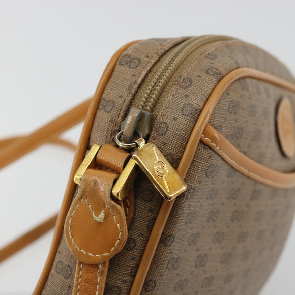 GUCCI Micro GG Supreme Shoulder Bag PVC Beige Gold 007 113 1943 Auth 175727