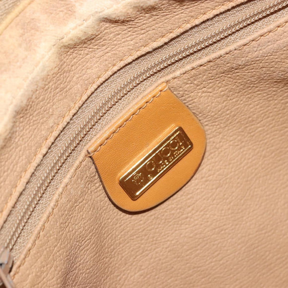 GUCCI Micro GG Supreme Shoulder Bag PVC Beige Gold 007 113 1943 Auth 175727