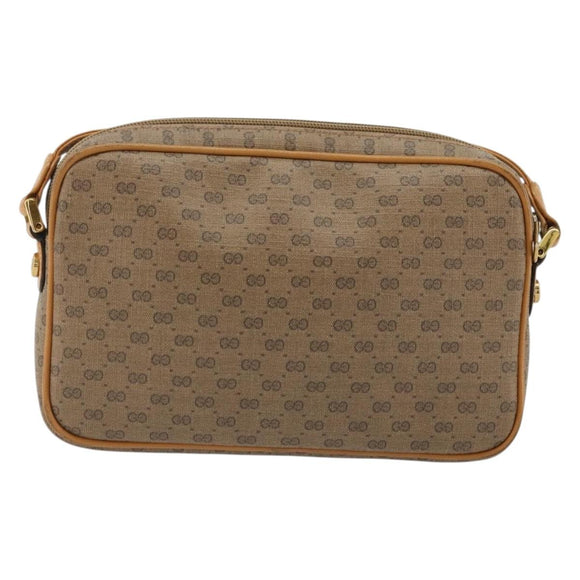GUCCI Micro GG Supreme Shoulder Bag PVC Beige Gold 007 113 1943 Auth 175727