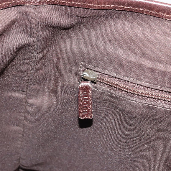 GUCCI GG Canvas Web Sherry Line Hand Bag Beige Red Green 145810 Auth 175735