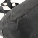 PRADA Shoulder Bag Nylon Black Silver Auth 175736-18
