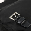 PRADA Shoulder Bag Nylon Black Silver Auth 175736-9