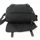 PRADA Shoulder Bag Nylon Black Silver Auth 175736-10