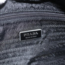 PRADA Shoulder Bag Nylon Black Silver Auth 175736-22