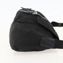 PRADA Shoulder Bag Nylon Black Silver Auth 175736-4