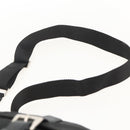 PRADA Shoulder Bag Nylon Black Silver Auth 175736-14