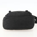 PRADA Shoulder Bag Nylon Black Silver Auth 175736-5