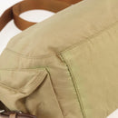 PRADA Shoulder Bag Nylon Khaki Silver Auth 175738-14