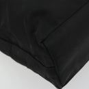 PRADA Tote Bag Nylon Black Silver Auth 175739-14