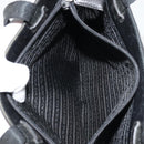 PRADA Tote Bag Nylon Black Silver Auth 175739-24