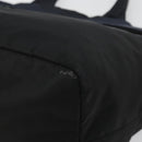 PRADA Hand Bag Nylon Black Silver Auth 175740-9