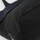 PRADA Hand Bag Nylon Black Silver Auth 175740-14