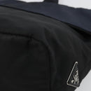 PRADA Hand Bag Nylon Black Silver Auth 175740-15