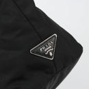 PRADA Hand Bag Nylon Black Silver Auth 175740-17